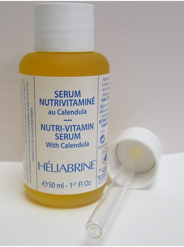 NUTRI - VITAMIN SERUM WITH CALENDULA Łagodząco - odżywcze serum z witaminami i olejkiem z nagietka HELIABRINE